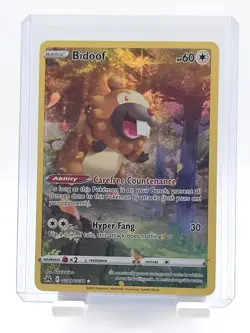 BIDOOF 2023 POKEMON CROWN ZENITH GALARIAN GALLERY #GG29/GG70 Q5384 - Image 1