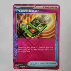 Treasure Tracker - 115/131 - Holo - Trainer - NM - Prismatic Evolutions Pokemon - Image 1