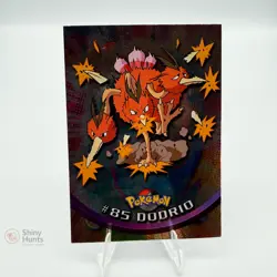 Pokemon Dodrio Topps Series 1 LP Blue Logo foil - Image 1