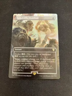 Galadriel's Dismissal (Borderless Foil) the Lord of the Rings Magic mtg - Image 1