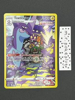 Pokemon TCG - Toxtricity GG09/GG70 - Crown Zenith Galarian Gallery Holo - NM/M - Image 3