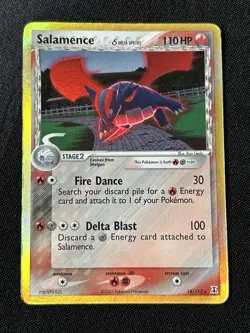 Pokemon TCG Salamance Delta Species 14/113 Holo Rare - HP/Damaged - Image 1