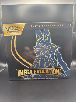 Pokemon Elite Trainer Box Mega Evolution Lucario Riolu English - Image 1