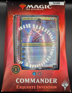 Magic the Gathering TCG - Exquisite Invention Commander Deck - SEALED NEW - Image 1