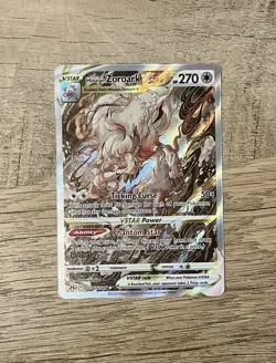 Hisuian Zoroark VSTAR GG56/GG70 Pokemon Crown Zenith Galarian Gallery 2023 - Image 1