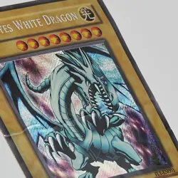 Yugioh Blue-Eyes White Dragon FL1-EN001 Secret Rare Limited Edition HP Vtg - Image 2