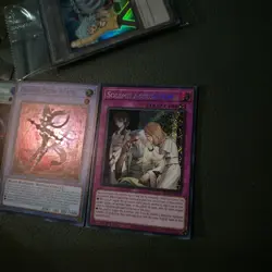 yugioh Solemn Accusation BLZD-EN079 secret rare And 3 BONUS foils + Token - Image 2