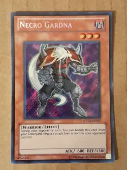 YuGiOh Necro Gardna LCGX-EN027 Secret Rare See Pictures - Image 1