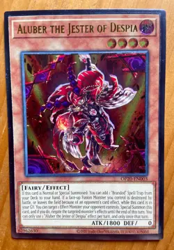 Aluber the Jester of Despia (UTR) OP20-EN003 OTS Tournament Pack 20 Unlimited NM - Image 1