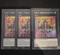 YUGIOH NUMBER C1 NUMERON CHAOS GATE SUNYA BLAR-EN021 1ST SECRET X3 (NM/M) - Image 2