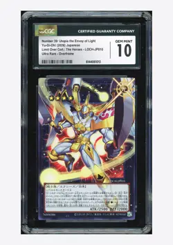 Yu-Gi-Oh! CGC 10 GEM Number 39: Utopia the Envoy of Light UR 2026 LOCH-JP010 JPN - Image 1