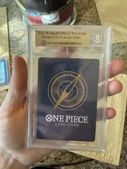 One Piece Card OP08-106 Nami SP Special Parallel BGS 9.5 GEM MINT Japanese JP - Image 2