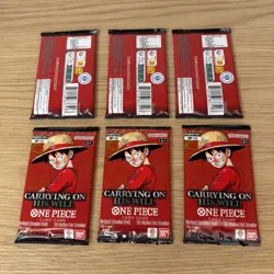 One Piece OP-13 "Carrying on His Will" Booster Pack (Qty. 6) - Image 2
