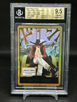 Gol.D.Roger Gold DON!! & Dracule Mihawk Gold DON!! BGS 9.5 Lot - One Piece CCG - Image 2