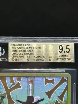 Gol.D.Roger Gold DON!! & Dracule Mihawk Gold DON!! BGS 9.5 Lot - One Piece CCG - Image 4