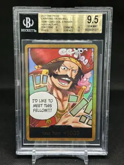 Gol.D.Roger Gold DON!! & Dracule Mihawk Gold DON!! BGS 9.5 Lot - One Piece CCG - Image 5