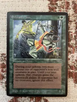 MTG Arabian Nights, Ernham Djinn! 1993 Vintage Magic! - Image 1