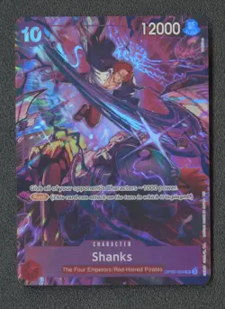 2025 One Piece Shanks 2nd Anniversary Set OP09-004 Promo - Image 1