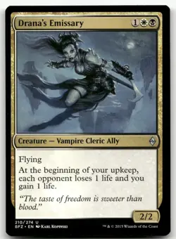 Drana's Emissary #210 (NM) Battle for Zendikar BFZ Magic MTG - Image 1
