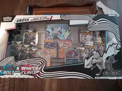 UNOVA BLACK BOLT / WHITE FLARE HEAVY HITTERS PREMIUM COLLECTION BOX NEW SEALED - Image 1