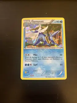 Samurott Cracked Ice Holo 31/114 LP Black & White Base Set - Image 1