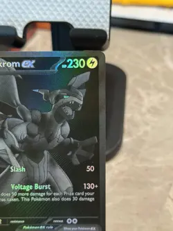 Zekrom ex 172/086 Sv: Black Bolt Black White Rare NM - Image 3