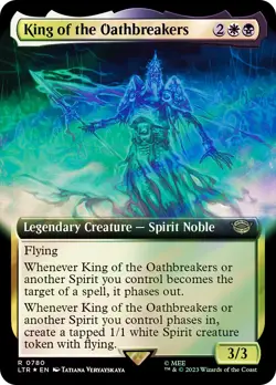 MTG SURGE FOIL King of the Oathbreakers Extended Art - The Lord of the Rings - Image 1