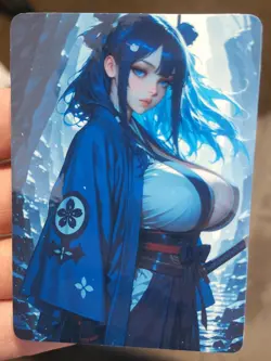 Girl # 304 Oppai Goddess Story Full Art Glossy Anime Trading Card Waifu TCG ACG - Image 1