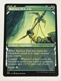 MTG Zendikar Rising Skyclave Pick-Axe Showcase 309 NM - Image 1