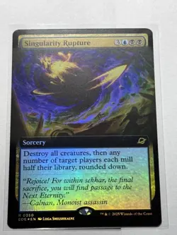 Singularity Rupture Extended Art Edge of Eternities Foil #350 - Image 1