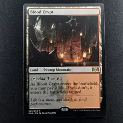 Blood Crypt #245 Regular Rare MTG Magic Ravnica Allegiance 2019 Near Mint - Image 1