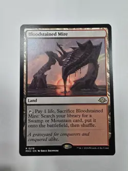 Bloodstained Mire Modern Horizons 3 Regular Magic The Gathering - Image 1