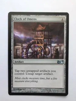 MTG Clock Of Omens (M13) Core Set 2013 Regular Uncommon 202/249 - Image 1