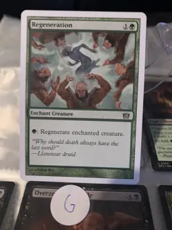 MTG Magic the Gathering Regeneration (275/361) Eighth Edition LP - Image 1