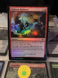 Magic the Gathering Foil Highway Robbery Outlaws of Thunder Junction MTG - Image 1