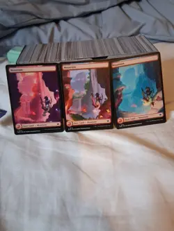 X3 Mountain BLB Bloomburrow MTG 274 275 277 FULL ART BASIC LAND M/NM - Image 1