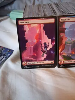 X3 Mountain BLB Bloomburrow MTG 274 275 277 FULL ART BASIC LAND M/NM - Image 2