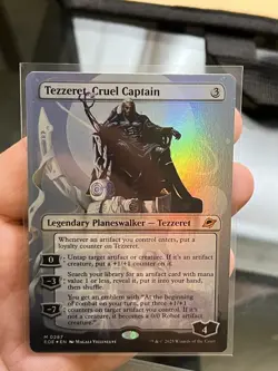 MTG ~ Tezzeret, Cruel Captain (Borderless) FOIL #287 Edge of Eternities EOE : NM - Image 1