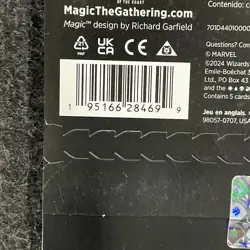 MTG: Secret Lair x Marvel: Captain America, Non Foil, Sealed Sleeve has Wear - Image 5