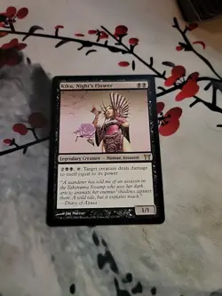 [1x] KIKU, NIGHT'S FLOWER MTG LP Champions of Kamigawa Rare Magic - Image 1