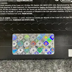 MTG: Secret Lair x Marvel's Deadpool Rainbow Foil Ed, Sealed Sleeve has Wear - Image 4