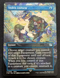 MTG - Stolen Uniform - BORDERLESS - Final Fantasy - Pack Fresh!! - Image 1