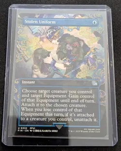 MTG - Stolen Uniform - BORDERLESS - Final Fantasy - Pack Fresh!! - Image 2
