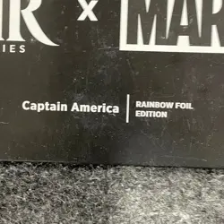 MTG: Secret Lair x Marvel Captain America Rainbow Foil Ed, Sealed, Worn - Image 2