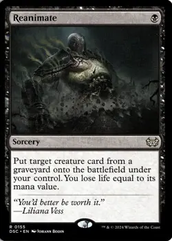 NM - Reanimate R Commander: Duskmourn: House of Horror 155 - Image 1