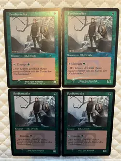 MTG: Fyndhornelfen 1995 FOIL Promo - Magic 30th (Play Set x4) - Image 1