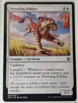 Prowling Felidar - Zendikar Rising - Magic the Gathering MTG Nice! - Image 1