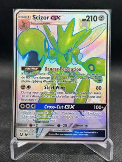 2019 Pokemon Hidden Fates Scizor GX Shiny Vault Holo SV72/SV94 - NM! - Image 1