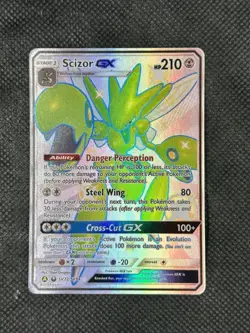 2019 Pokemon Hidden Fates Scizor GX Shiny Vault Holo SV72/SV94 - NM! - Image 2