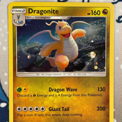 Dragonite 96/149 Cosmos Holo Rare Promo Sun & Moon Pokemon Card 2017 LP - Image 2